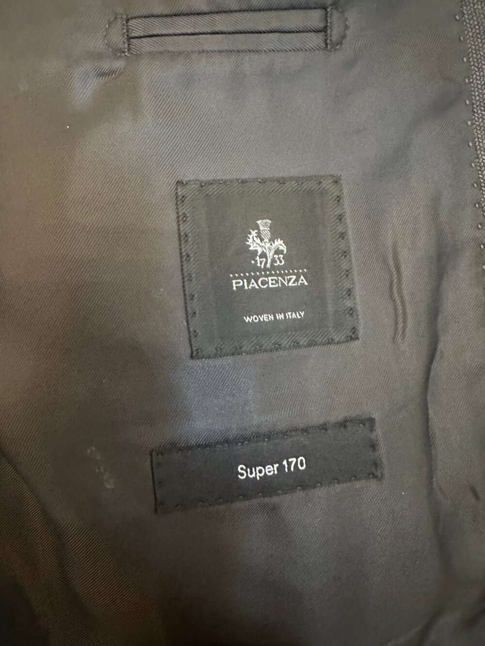 BOSS Hugo Boss Piacenza Super 170's Gray 100% Virgin Wool Suit 42R - Picture 5 of 11